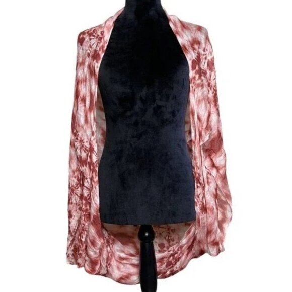 New w/Tags - Nordstrom Rack Cocoon-Style Swim Coverup, Tie Dye, One Size - Picture 4 of 11